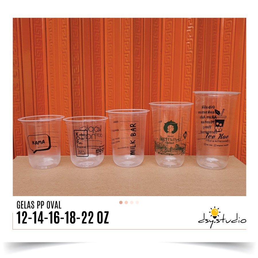 

tyvf Stempel Gelas Cup / Plastik / Sterofom / Kayu