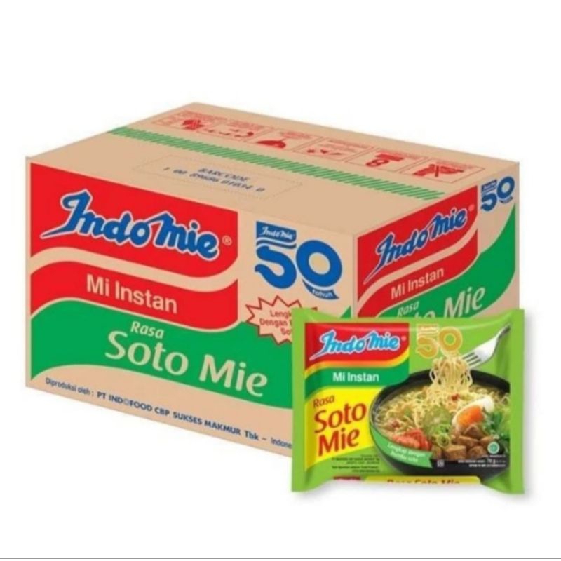 

INDOMIE rasa SOTO MIE Paket 10 ( pics ) / Bungkus