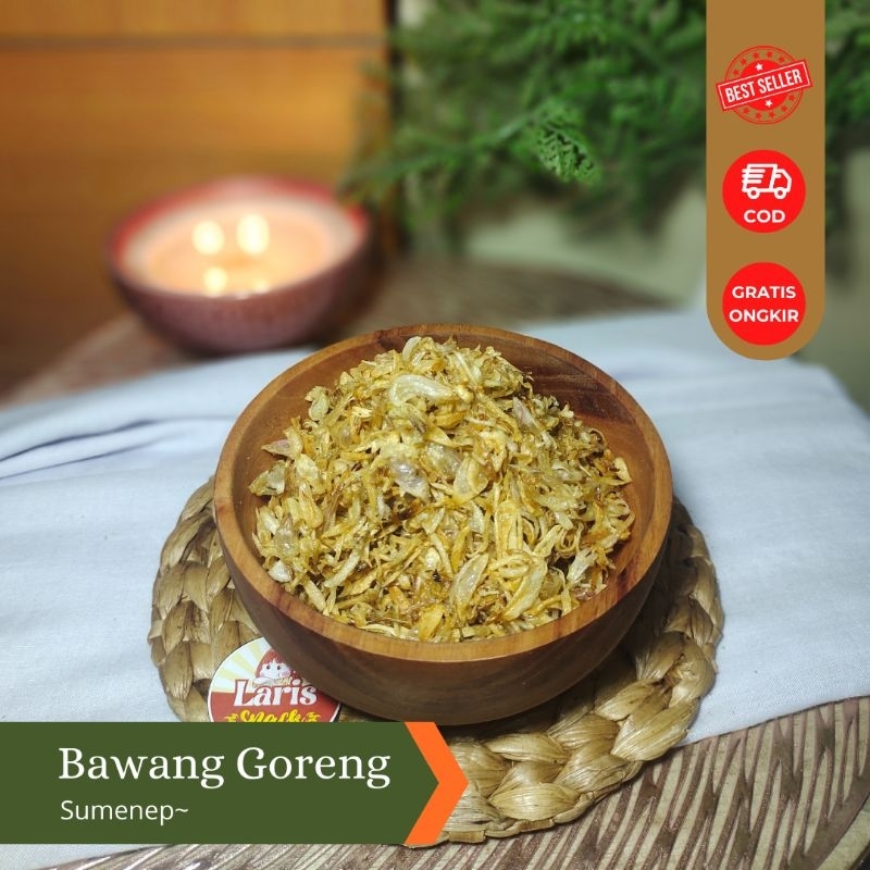 

Bawang Goreng Sumenep | Laris Snack Official | Pengiriman Cimahi