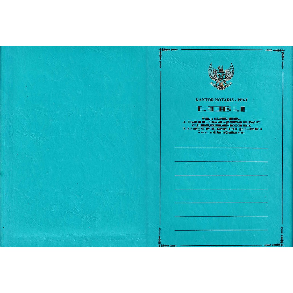 

MAP BERKAS NOTARIS/PPAT,MAP FOLDER,LOGO GARUDA POLY EMAS/SILVER