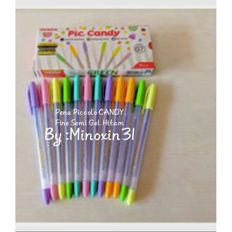 

Piccolo Candy Fine Semi Gel Hitam 0.7