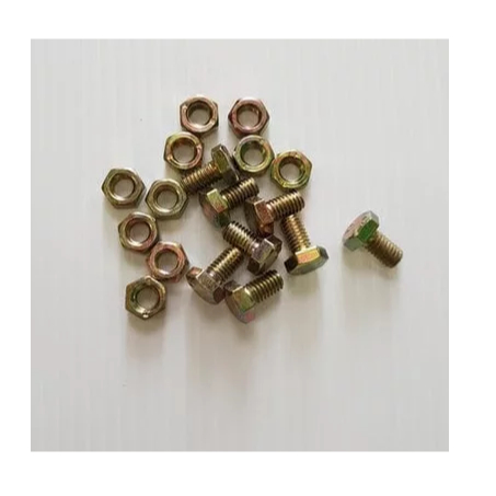 (5 PCS) Mur Baut Kuning M10x150 / Grade 4.6 Baut 14 / BMK M10x150 Pitch 1,25