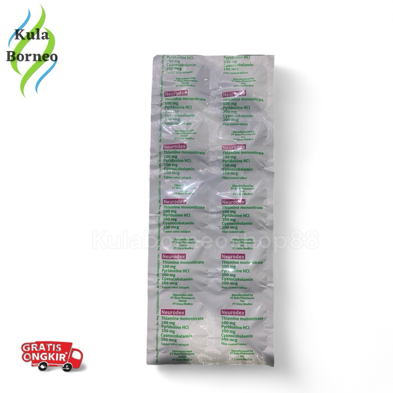 Neurodex 10 Tablet - Vitamin Neurotropik
