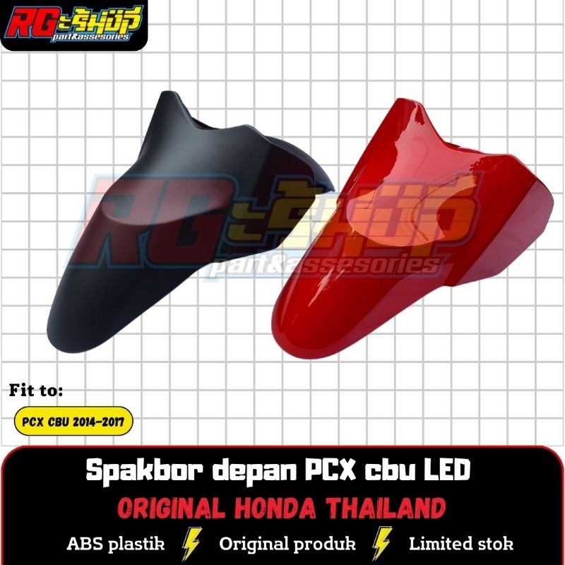 Spakbor Depan Front Fender PCX CBU Led 2014 2017 Original Honda Thailand