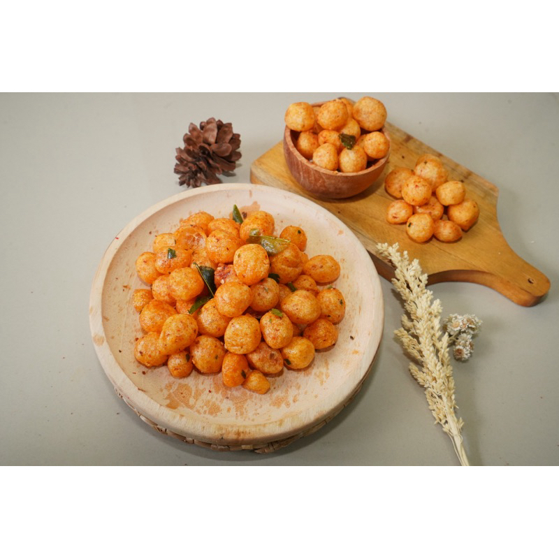 

Cimol kering pedas daun jeruk 150gr