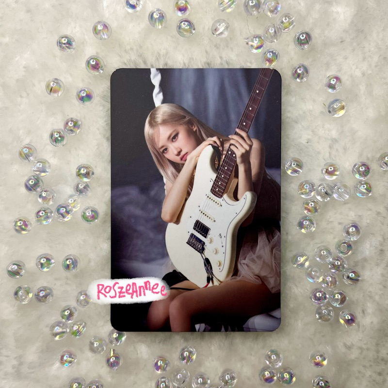 Photocard Official Rose Guitar Guitarse Gitar The Show DVD