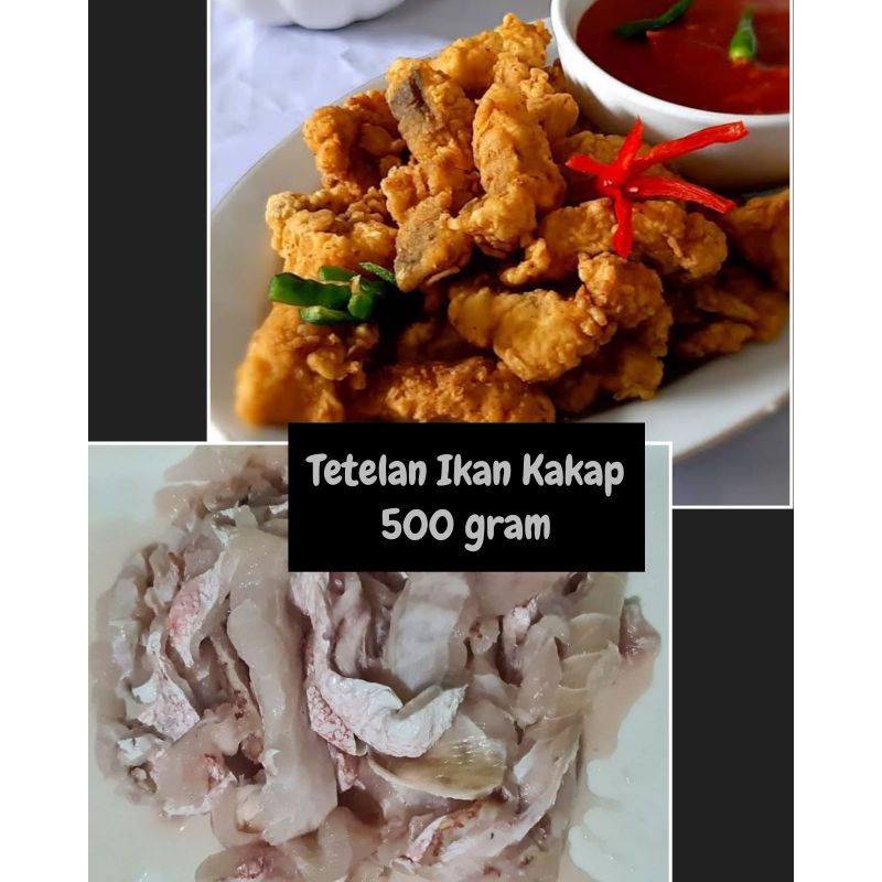 Tetelan Ikan Kakap Merah 500gr