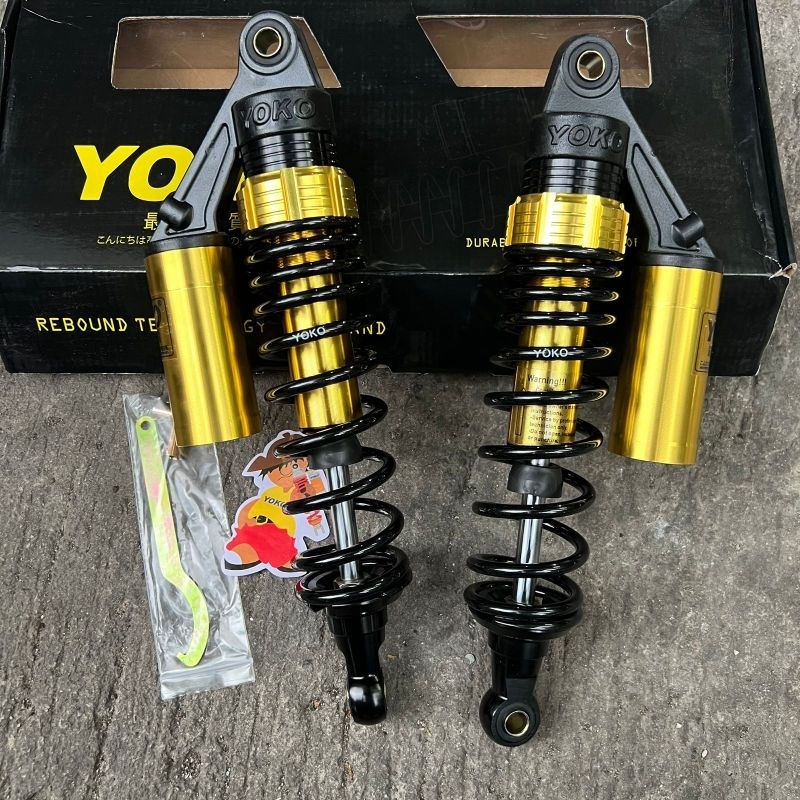 SHOCK BREAKER  BELAKANG TABUNG ATAS YOKO SUPRA/KHARISMA/REVO UK 340MM