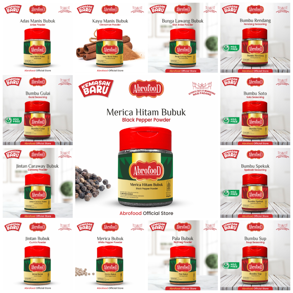 

Abrofood Bumbu Masak Instan / food mix kitchen seasoning / bahan masakan kebutuhan memasak dapur