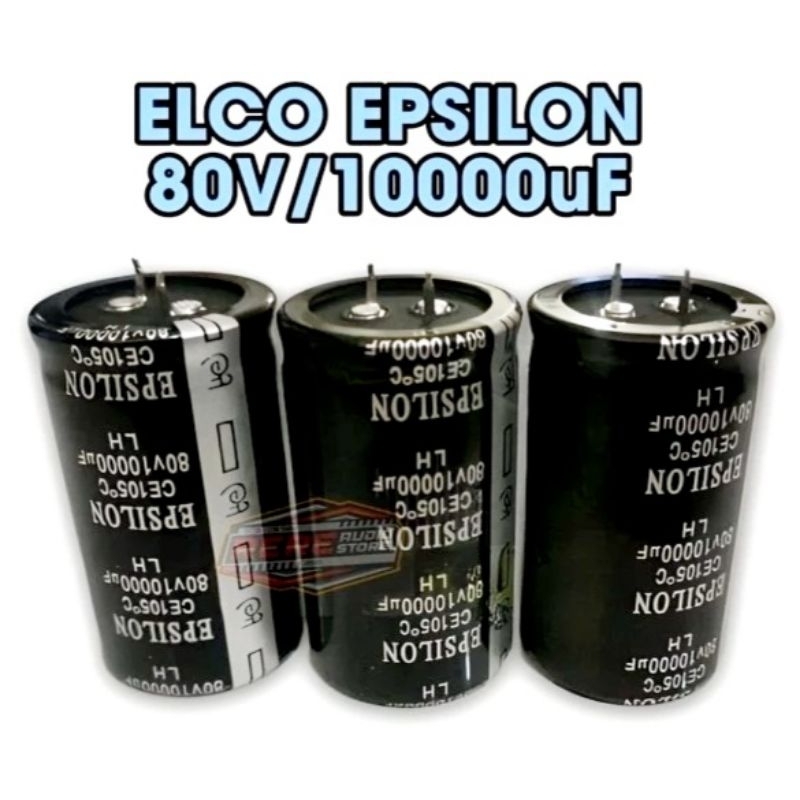 elco epsilon 50v & 80v 10000uf original
