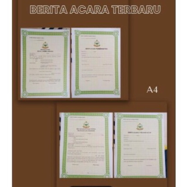 

Blanko Berita Acara Tebaru Ori Persit Pusat