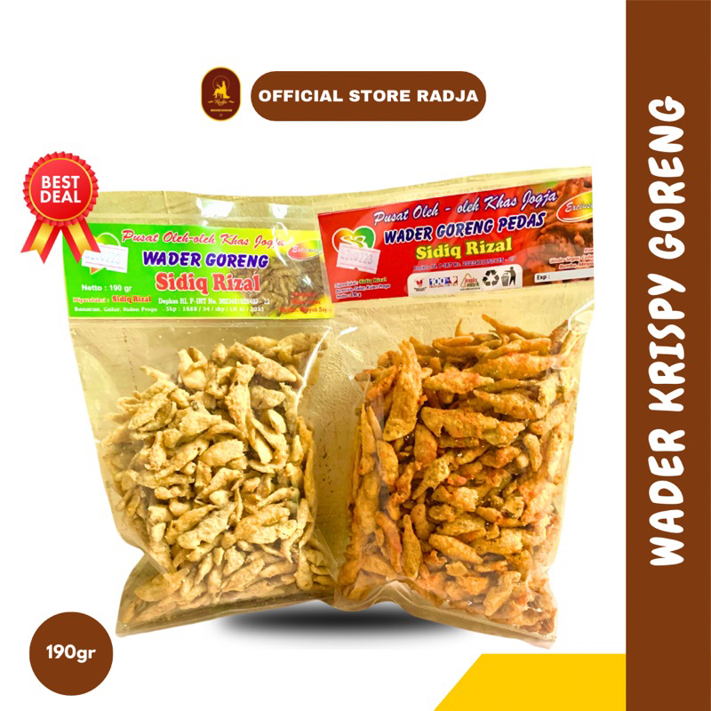 

Wader Crispy Goreng Wenak 100% Wader Asli Gurih dan Pedas Renyah - Oleh Oleh Jogja