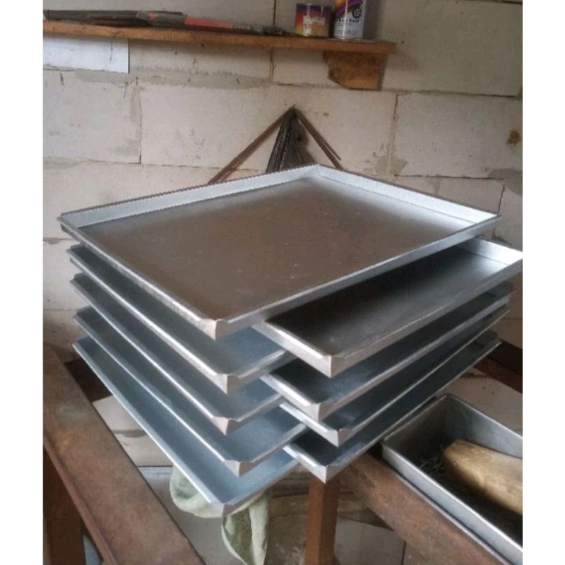Loyang Kue Kering 50x40cm Galvalum Tebal / Loyang Oven Gas