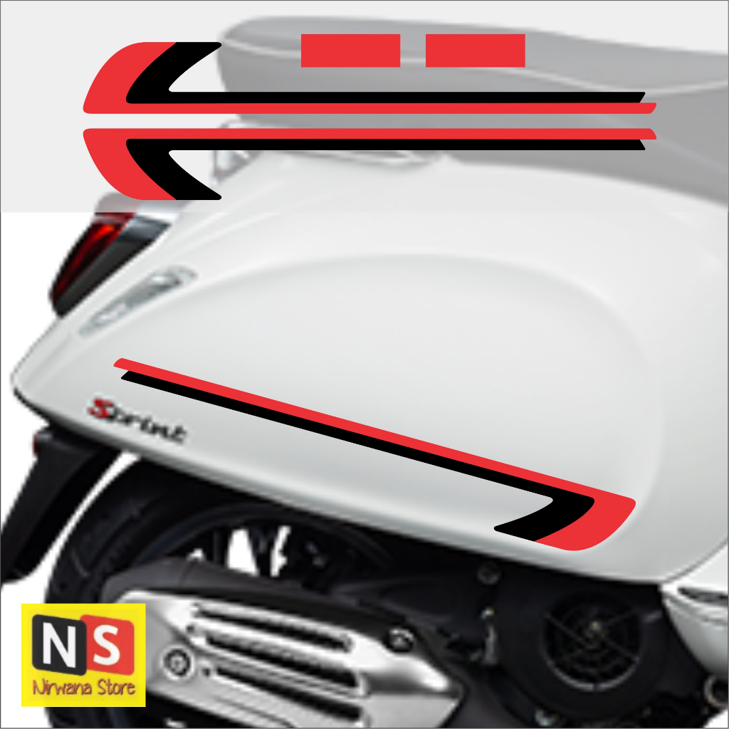 Sticker Vespa Matic Stiker Decal List Strip Vespa Sprint LX Primavera GTS