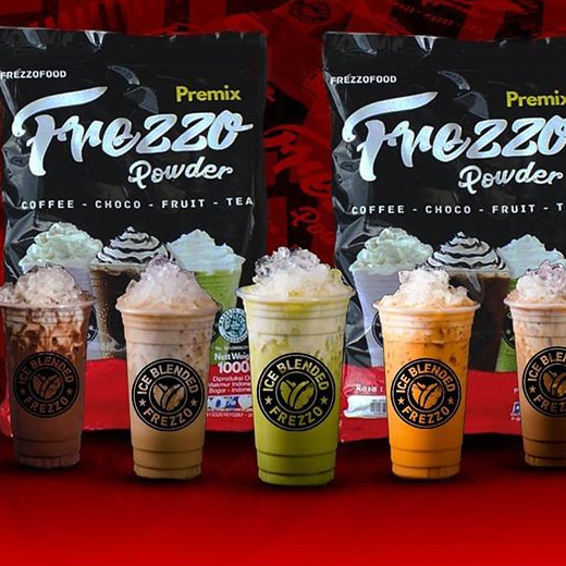 

FREZZO DRINK POWDER (VARIAN COKLAT OREO, BLACK OREO, CHEESE TARO, CHEESE OREO,)