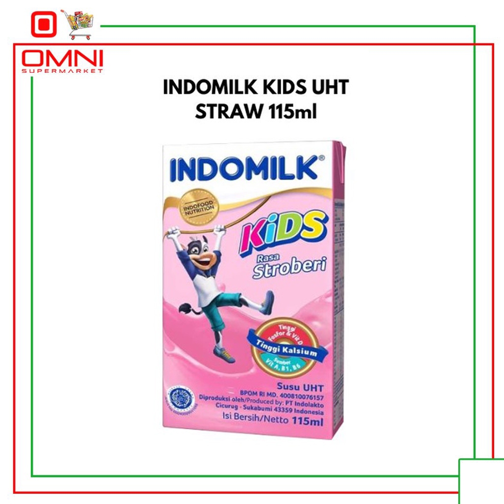 

SUSU INDOMILK KIDS UHT STRAWBERRY 115ml