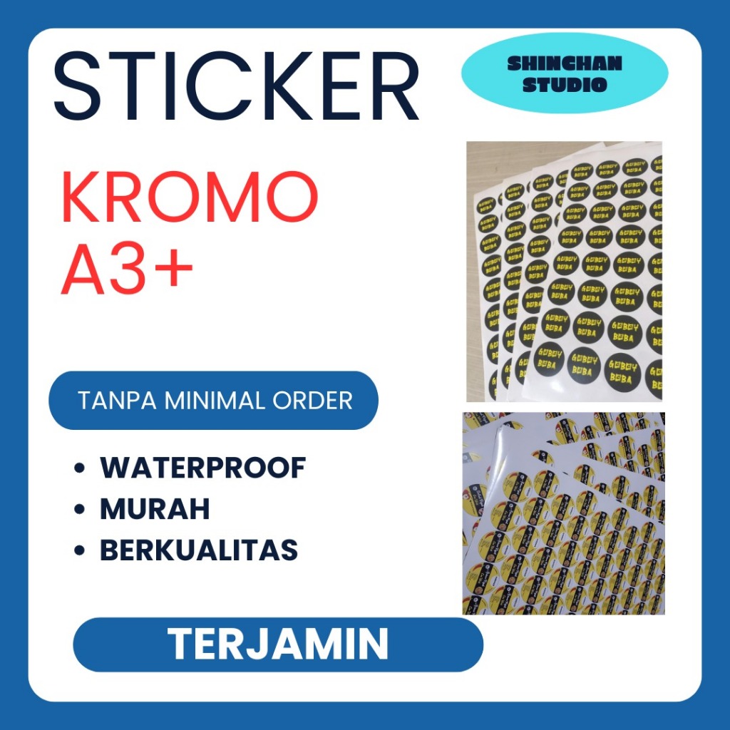 

Sticker Kromo A3+