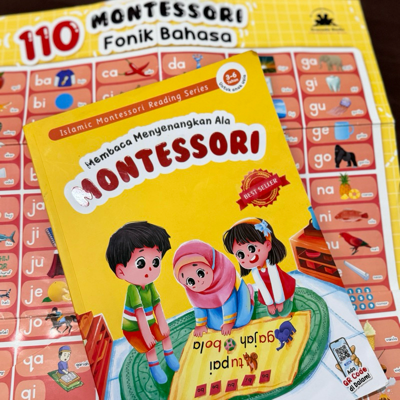 Membaca Menyenangkan Ala Montessori Zahra Zahira Granada Books Buku Anak Belajar Baca
