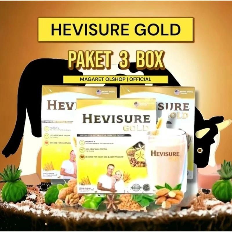 

PAKET 3BOX HEVISURE GOLD MILK SUSU OBAT DIABETES KENCING MANIS KADAR DARAH GULA RENDAH