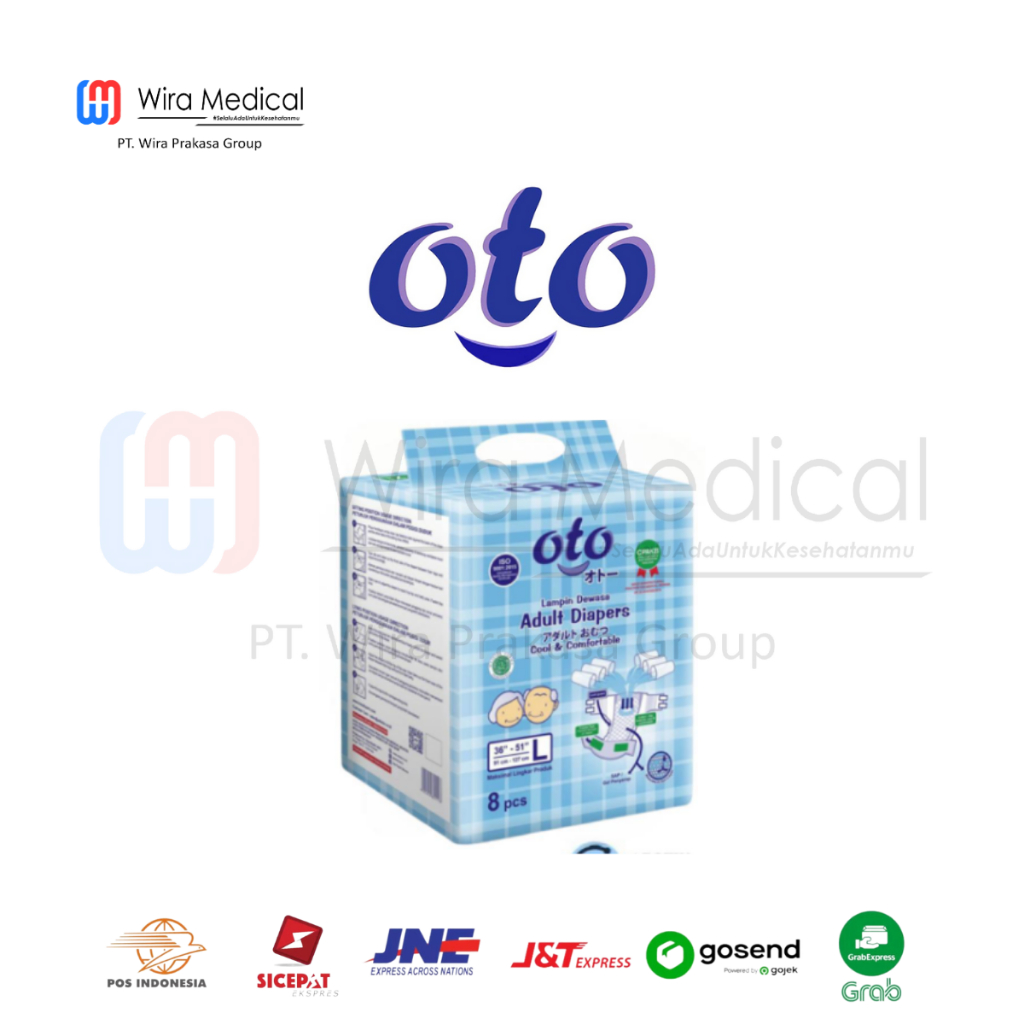 Pampers Dewasa Perekat - OTO - Untuk Orang tua, Tipe perekat,  Kualitas 100% Original OTO