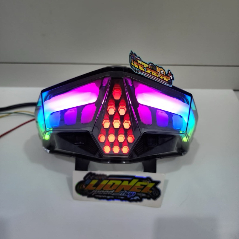 lampu stop vario 150 vario 125 new led 12 mode pnp lampu belakang vario 150 125 new led