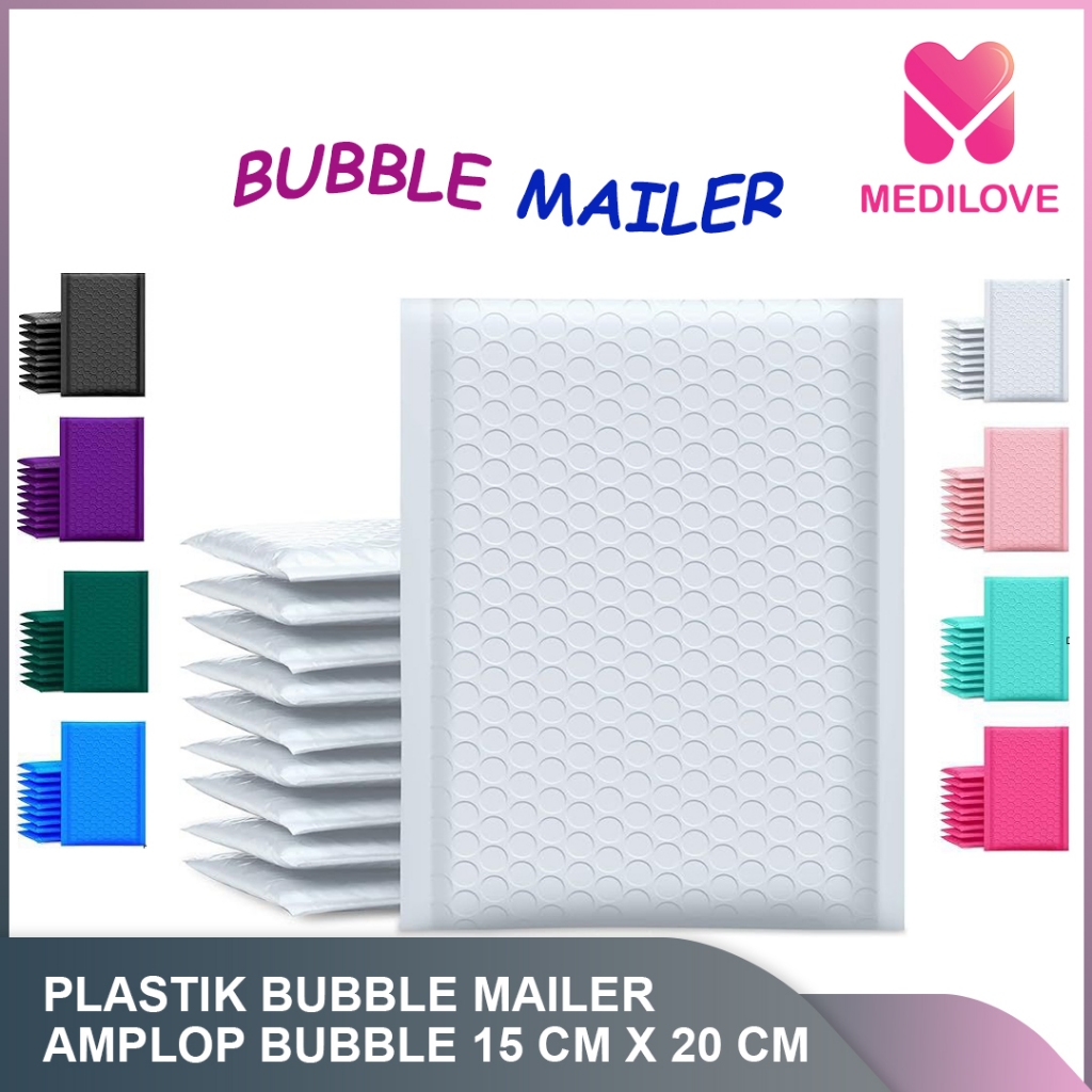 

Amplop Bubble Mailer 15x20 Bubble Envelope Polymailer Bubble Wrap Poly Bubble Plastik Packing BUBBLE MAILER Kantong Polybubble Amplop Bubble Envelope Polymailer Olshop