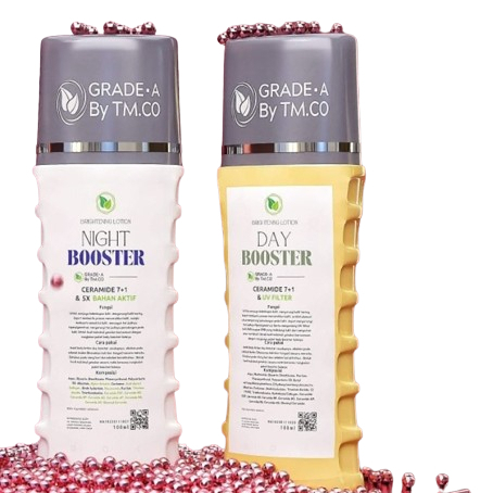 ❤️skincareindonesia❤️  PAKET INJEKSI BOSTER PAGI DAN MALAM GRADE A BY TMCO LOTION PEMUTIH AMPUH DAN 