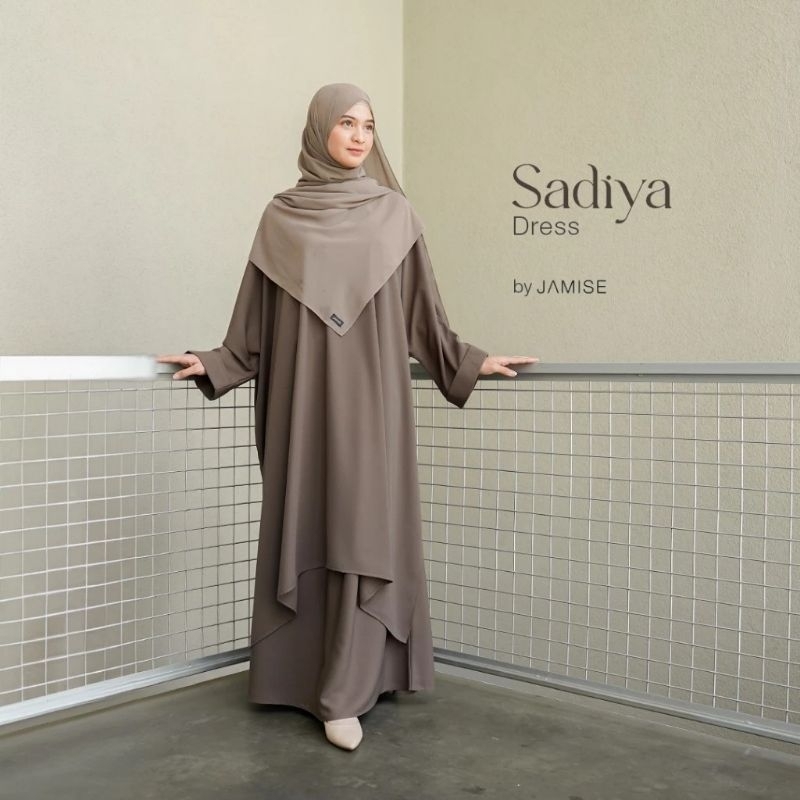 Jamise - Sadiya Dress | Jamise Syari | Faezia Official Shop | Tunik Rok abaya Populer lebaran 2024