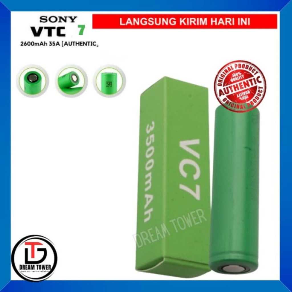 VC7 Baterai Sony 3500 mAh 10A 3.7V 18650 AUTHENTIC ORIGINAL 100%