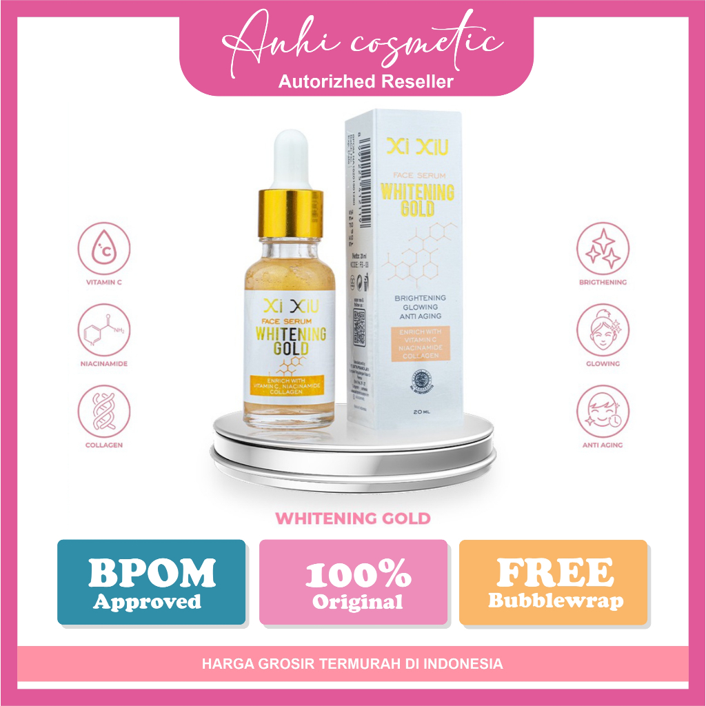 ANHI COSMETIC - Xi XiU FACE SERUM WHITENING GOLD