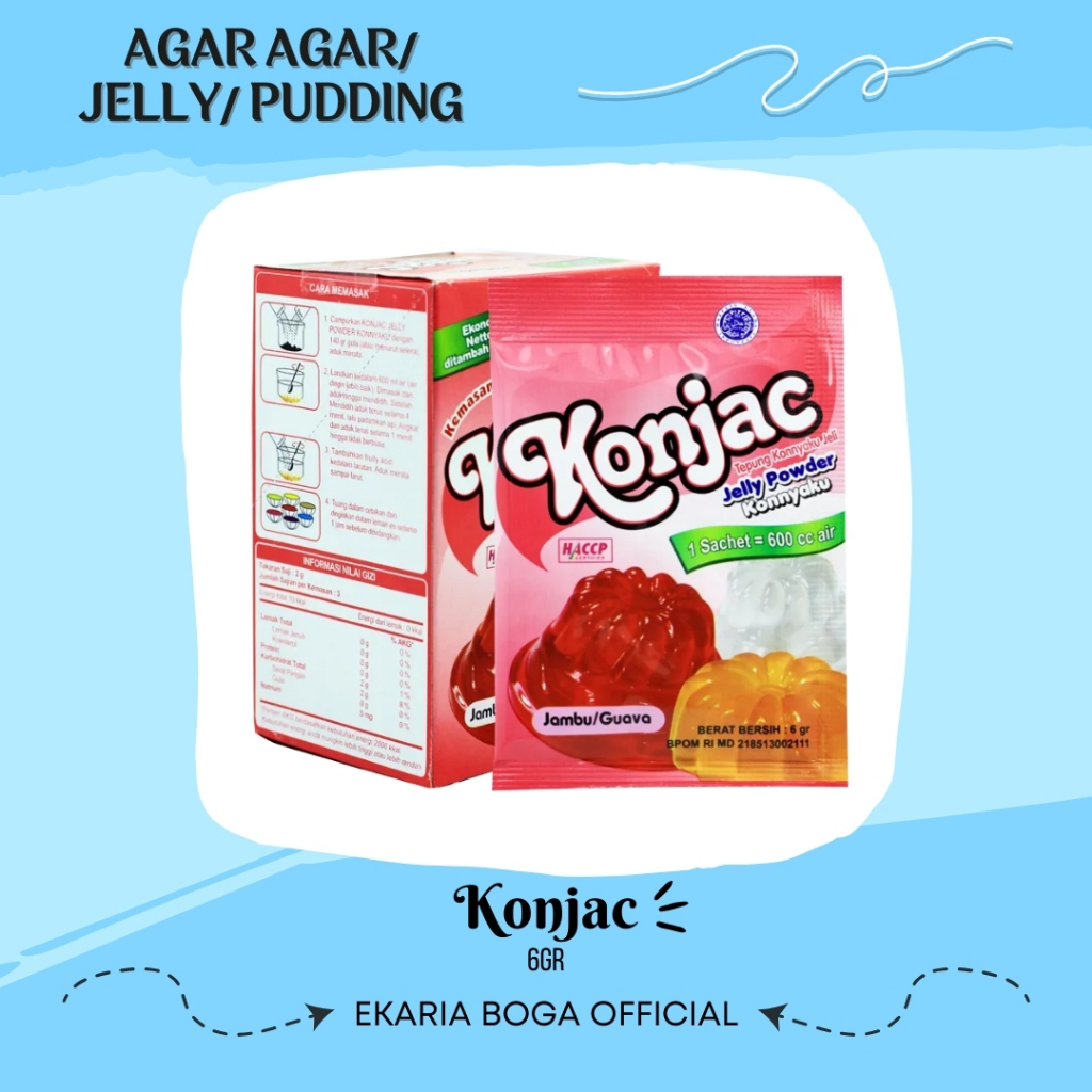 

JELLY | AGAR AGAR | PUDDING | KONJAC JELLY POWDER KONNYAKU | TEPUNG KONYAKU JELI | KONJAC
