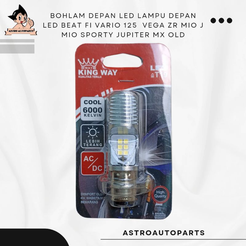 BOHLAM DEPAN LED LAMPU DEPAN LED BEAT FI VARIO 125  VEGA ZR MIO J MIO SPORTY JUPITER MX OLD