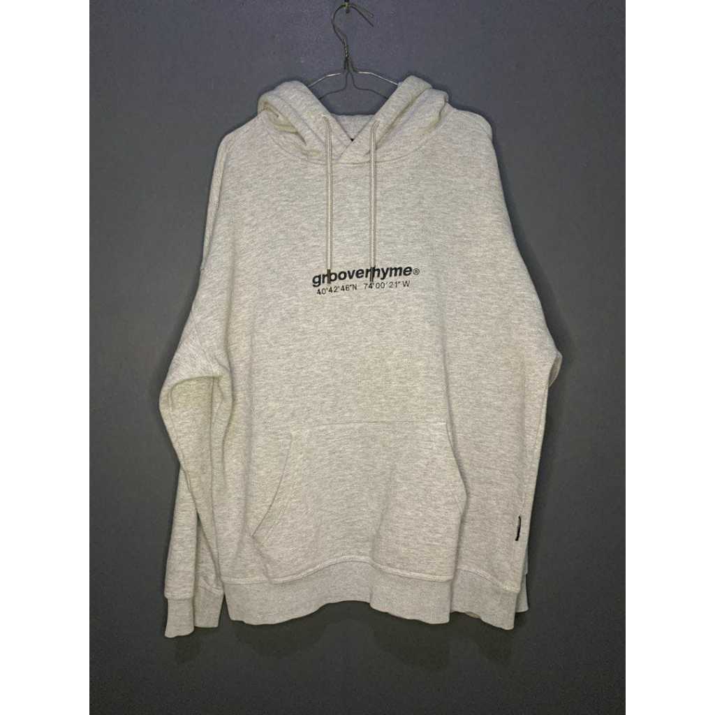 Grooverhyme hoodie grey second