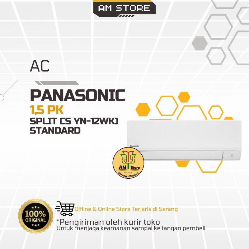 AC Panasonic 1,5PK Split CS YN-12WKJ STANDARD