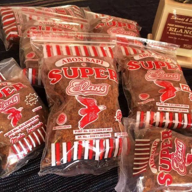 

Abon Sapi Super Cap Elang Asli Boyolali 250 Gram