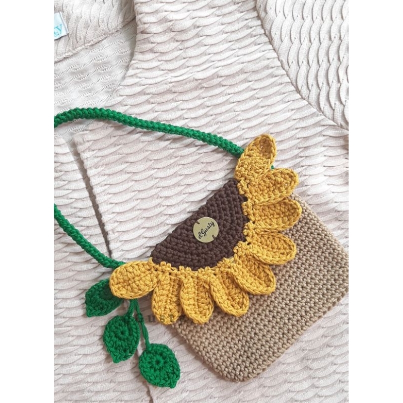 Tas Bunga Matahari / Tas rajut