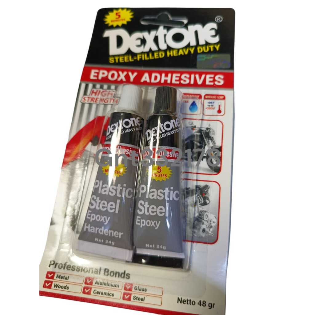 

Lem Besi Dextone Campur Epoxy DEXTONE 5 Menit Kering Original