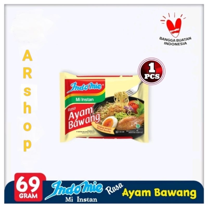 

Indomie Mie Instan Kuah Rasa Ayam Bawang | Bag - 69 gr (kemasan satuan)