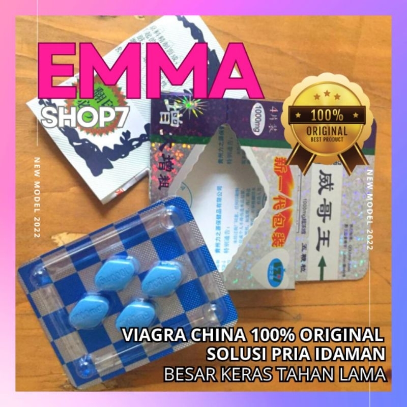 (Privasi aman) Pil Biru Viagra Cina Wbl Asli Viagra Obat Kuat Pria Isi 4 Tablet Original