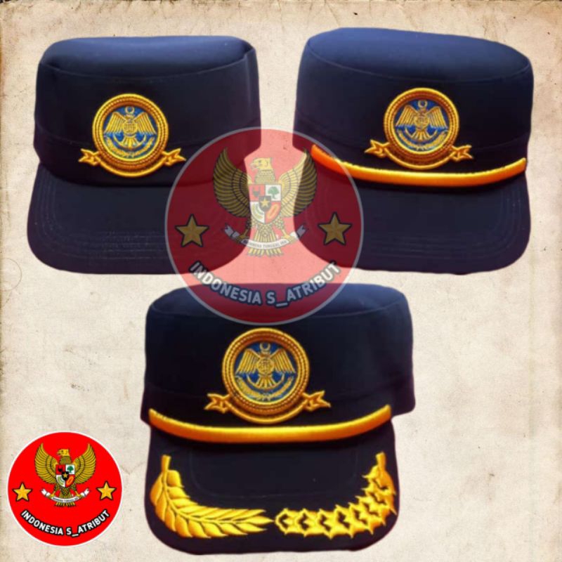 topi komando kemenhub/topi komando dishub golongan 2 dan 3