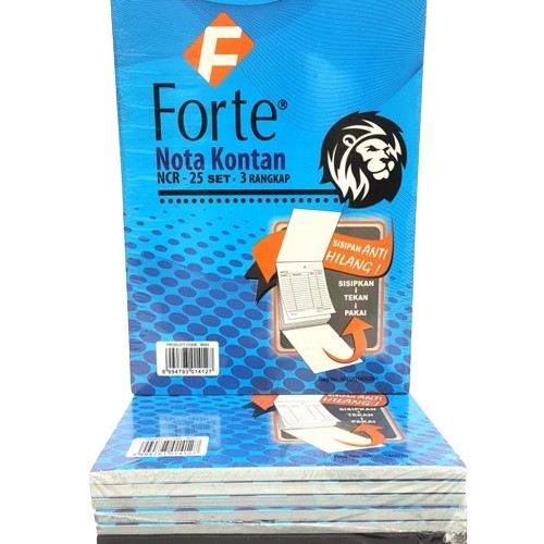 

Buku Nota Kontan Forte Besar 3 Ply (NK B3 NCR) 3 Rangkap : Putih - Merah - Kuning