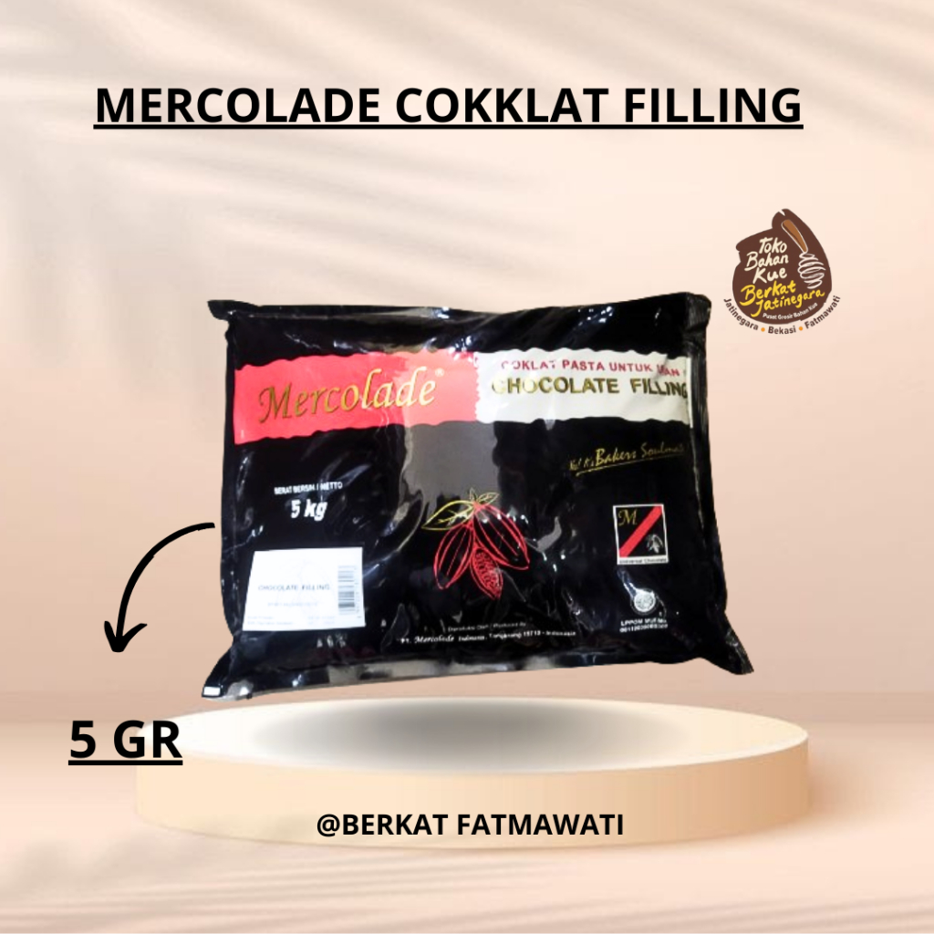 MERCOLADE COKLAT FILLING / COKLAT MERCOLADE / COKLAT FILLING 5 KG