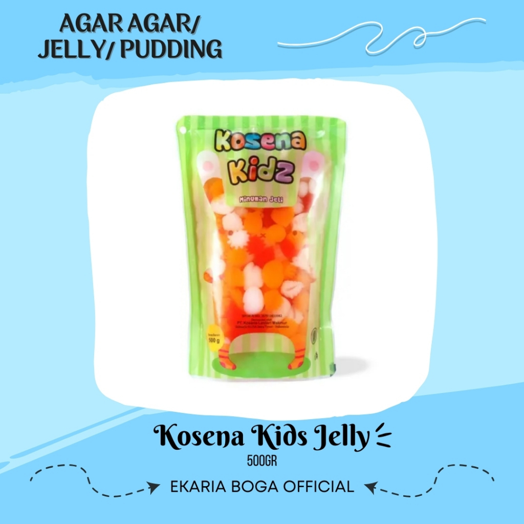 

JELLY | AGAR AGAR | PUDDING | ISIAN | KOSENA KIDS MINUMAN JELI MOTIF | KOSENA KIDZ JELLY 500GR