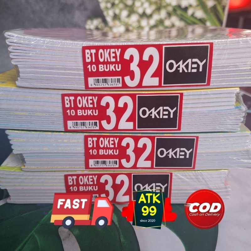 

OKEY 32 Lembar/Buku Tulis Isi 32 Lembar/Buku Catatan/Note Book/Kelengkapan Sekolah
