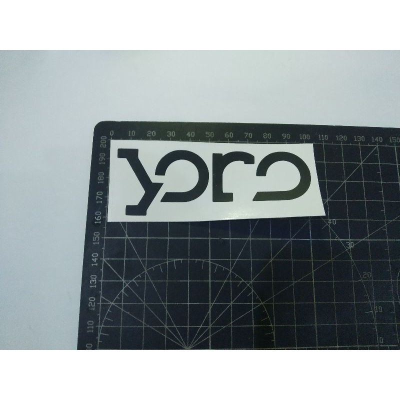 

cutting stiker yoro