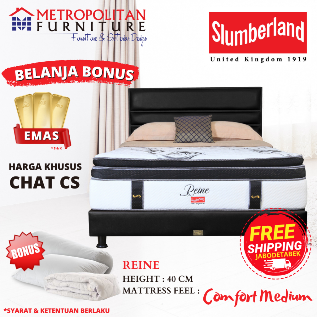 Kasur Springbed Slumberland Reine spring bed matras