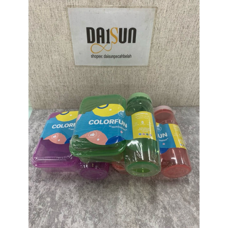 LUNCH BOX SET BOTOL MINUM ANAK/LUNCH BOX PLASTIK MURAH CANTIK IMUT 55294