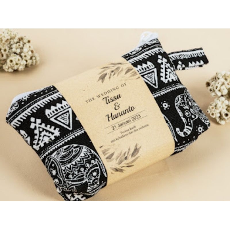 Pouch Makeup Bahan Kanvas | Souvenir