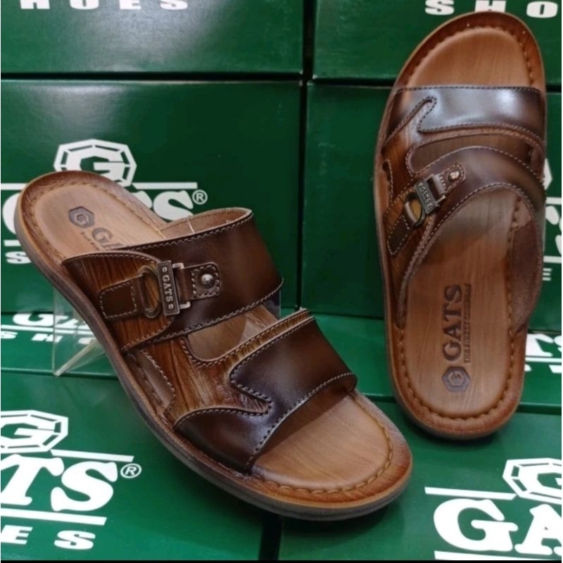 Sandal Slide Pria GATS SL902 Leather Original Gats