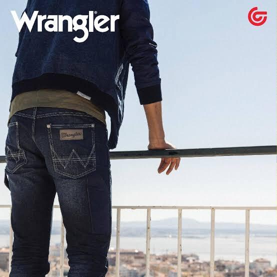CELANA JEANS WRANGLER standart reguler fit Hitam garment, Biru muda, Biru Muda Size 28 sampai 38